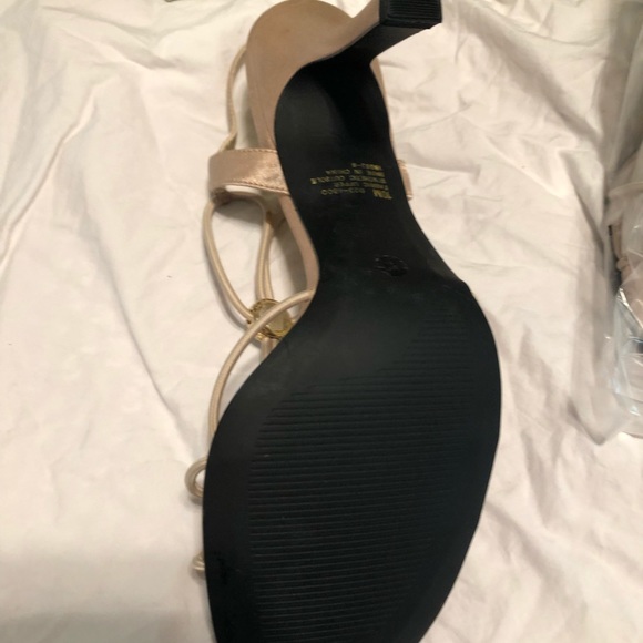 Gold Dress Sandals - Picture 5 of 5